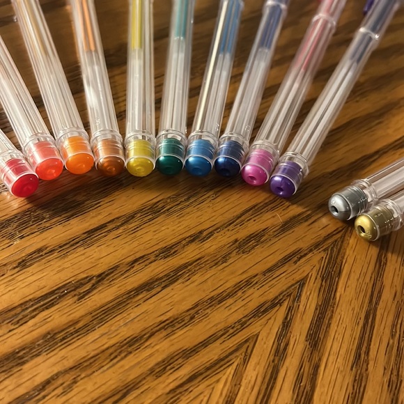 33 New Gel Pens Shimmer + Rainbow of Colors - Picture 10 of 13